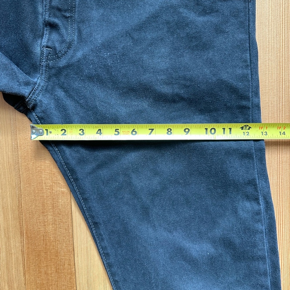 Levi’s 501 Button Fly Jeans Men’s 38x32 Straight Leg Black Made In Mexico - Picture 9 of 12